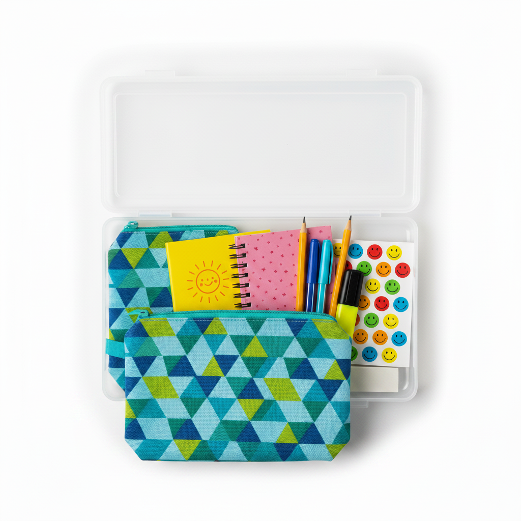 Filled Pencil Box